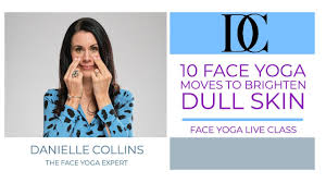 Danielle collins, the world leading face yoga expert and a renowned authority in yoga, nutrition and wellbeing, believes in a holistic and natural approach to health, fitness and beauty and her philosophy is that we should all have the opportunity to use simple, effective techniques to look and feel the very best version of ourselves. 10 Face Yoga Moves To Brighten Dull Skin Face Yoga Live Youtube