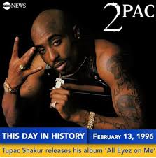 25 Years Ago Today...2Pac released his double album "All Eyez On Me"