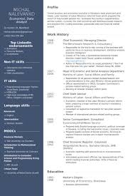 Economist Resume Samples Visualcv Resume Samples Database Resume Resume Examples Business Analyst Resume