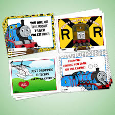Printable Thomas The Train Valentine Cards Valentines Cards Train Valentine Printable Valentines Cards