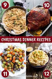 A roasted vegetable pie, made extra easy with puff pastry, is a great holiday main dish! 20 Christmas Dinner Recipes Christmas Menu Ideas Christmas Food Dinner Christmas Dinner Main Course Christmas Dinner Recipes Easy