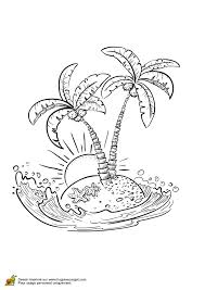 Plage Ile Deserte 1 Page 7 Sur 20 Sur Hugolescargot Com Dessin Plage Dessin Ile Coloriage Plage