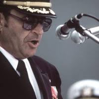 CAPT Robert F. Baril assumes command of the destroyer tender USS CAPE COD  (AD-43) during commissioning ceremonies