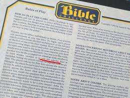 The duo had early chart success in belgium and the netherlands, while their second album the rules of dada reached the billboard 200. This 80 S Bible Trivia Board Game Opted To Use The Word Selector Instead Of Die When Game Piece Needed Mentioning In It S Rules Imgur