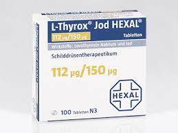 L Thyrox Jod Hexal 112 µg 150 µg Tabl Gelbe Liste