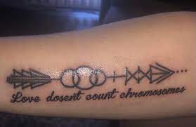 To me, it symbolizes the beauty of people with down syndrome with the yellow and. My Wife Got A Tattoo Yesterday About Down Syndrome Our 2 Year Old Girl Has Down Syndrome And This Was For Her Wellthatsucks