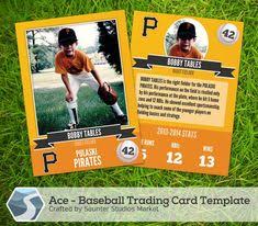 Check out our make your own baseball card selection for the very best in unique or custom, handmade pieces from our sports collectibles shops. 16 Best Diy Baseball Card Template Ideas Baseball Card Template Card Template Baseball