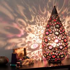 Lampe En Metal Effet Cuivre H 52 Cm Sheherazade Lamp Moroccan Lamp Shabby Chic Homes