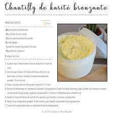 Chantilly De Karite Bronzante Chantilly De Karite Recette De Chantilly Karite