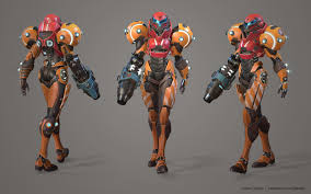 Artstation Samus Aran Julien Desroy Metroid Samus Metroid Samus Aran