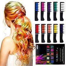 How to apply l'oréal hair chalk so to apply the colour, you're instructed to pour some of the liquid onto a sponge and then use the sponge to dab it on your dry hair. Addcool Hair Chalk Comb Temporary Hair Color Dye For Kid Girls Party Cosplay Diy Festival Dress Up Birthday Girls Gift Presents Hair Chalk Set Washable Color 10pcs Multicolor Buy Online At Best