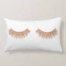 Modern Stylish Eyelashes Makeup Glam Throw Pillow Zazzle Com Trendy Pillow Throw Pillows Throw Pillows Bedroom