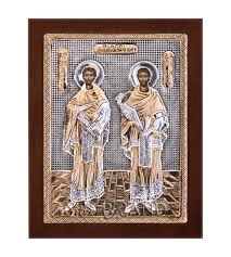 39 755 просмотров • 25 нояб. Agioi Anargyroi Ashmenia Eikona Epixrysh 20x16cm