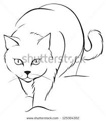 Cat Outlines Stock Photos Royalty Free Images Amp Vectors Cat Outline Images Cat Outline Cat Stock