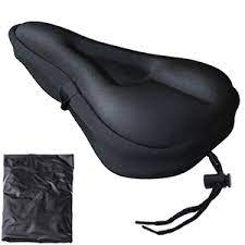 The way pads work is that they slightly widen your seat while at the same time, it offers little more plushness. Amazon Com Zacro Gel Bike Seat Cover Bs031 Extra Soft Gel Bicycle Seat Bike Saddle Cushion With Water Dust Resistant Cover Black Sports Outdoors