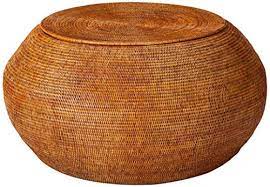 5 out of 5 stars, based on 1 reviews 1 ratings current price $696.25 $ 696. Kouboo La Jolla Round Rattan Storage Coffee Table Honey Brown Buy Online In Bahamas At Bahamas Desertcart Com Productid 124534658