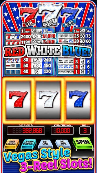 777 Slots - Classic Red White Blue... Free Download