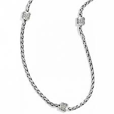 Meridian Petite Long Necklace In 2021 Long Silver Necklace Long Necklace Brighton Jewelry