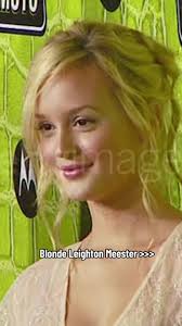 Blond Leighton Meester Transformation