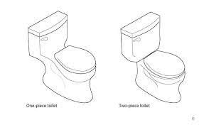An average portable toilet weighs only around 10 to 15 pounds. One Piece Vs Two Piece Toilet Which One To Pick