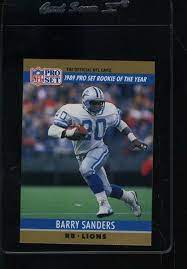Please feel free to contact us at show contact info.thanks. 1990 Score Barry Sanders 1 Football Card For Sale Online Ebay