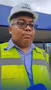 El director de Mantenimiento del Instituto de Acueductos y Alcantarillados  Nacionales, Félix Robertson indica que el suministro de agua se debe estar  restableciendo con normalidad en aproximadamente ...