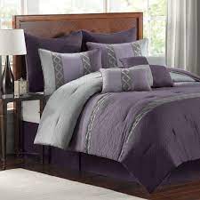 Reese 8 Piece Plum Full Comforter Set Comforter Sets Bedding Master Bedroom Full Comforter Sets