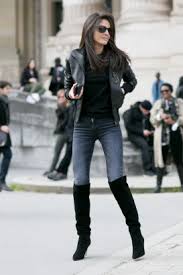 En cuir coussiné et doublure en cuir complet. Quel Look Avec Des Bottes Nos Idees Et Conseils Mode