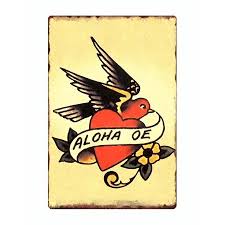 Check spelling or type a new query. Sailor Jerry Swallow Heart Metal Tin Sign Vintage Style Reproduction 12 X 8 Inches Walmart Canada