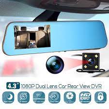 A dash cam is a digital video camera that is fixed on the car's dashboard to record the driver's journey the moment he starts driving. Borong Front Back Reverse 3 Camera Car Dash Cam Video Recorder Dual Lense Hd Shopee Malaysia