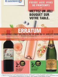 Foire aux vins 2020 du point. Leclerc Le Nouveau Catalogue Du 30 Juin Au 11 Juillet 2020 Est Disponible Economisez Grace Aux Promos De Ce Catalogue