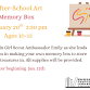 Memory Boxes event in Enfield, CT
