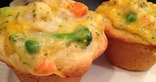 Cheesy Chicken Pot Pie Cups