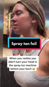 Spray Tan Machine Forgot to Move Head