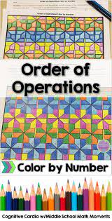 Order of operations madness is a set of 2 worksheets that allow your students to practice order of operations using basketball brackets to increase their students have the option of selecting images in color or black and white. Order Of Operations Coloring Worksheets Theme Library