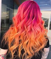 How To Get Pink Ombre Hair 17 Cute Ideas For 2020 In 2020 Sunset Hair Creative Hair Color Sunset Hair Color