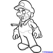 Mario Zombie Colouring Pages Mario Coloring Pages Monster Coloring Pages Cartoon Coloring Pages