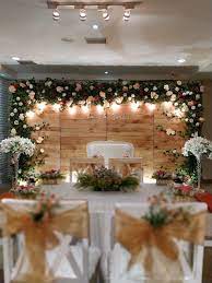 Balon latex macaron / ballon wedding decoration /pastel birthday party: Pelaminan Mini Rustic Wedding Amel Yudhis Dekorasi By Flowerdecor70 Rosepetalbackdrop Venue B Tempat Pernikahan Tema Pernikahan Dekorasi Pernikahan Klasik