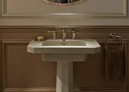 The fun blend of hexagonal tiles is a riot! Pure Joy Designing An All White Bath Kohler