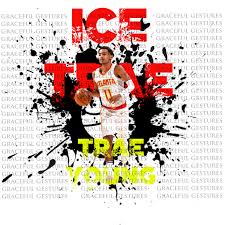 Trae young mix ~ ice cold (ft. Trey Young Trae Young Ice Trey Atl Atlanta Sublimation Etsy