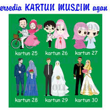 Gambar kartun lucu & unik. Jual Kartu Ucapan Terima Kasih Pernikahan Kartun Unik Custom Kab Sukoharjo Irmutz Collection Tokopedia