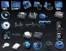 Hydropro Hp Dock Icon Set By Mediadesign On Deviantart Free Icon Set Free Icons Icon Set