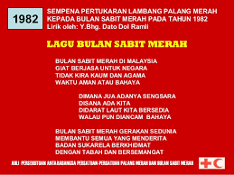 Bengkel dan pentauliahan pangkat ketua seksyen dan penolong ketua seksyen ahli belia dan link bulan sabit merah malaysia. Gaya Terbaru 47 Lagu Persatuan Bulan Sabit Merah