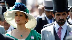 Princess haya topped her black floral dress with an edgy black silk headpiece. Dubai S Sheikh Mohammed Abducted Daughters And Threatened Wife Uk Court Bbc News