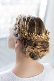 Gold Leaf Hair Pins Bohemian Bridal Hair Pins Golden Hochzeit Haarschmuck Blatt Blumen Hochz Bohemian Bridal Hair Hair Decoration Wedding Floral Hair Pieces