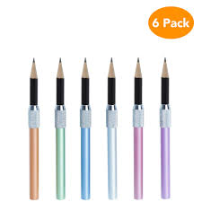 The set is great for intermediate and established artists, though ambitious beginners might love it too. Pens Pencils 5pcs Odd Head Art Pencil Extender Lengthener Holder Wooden Handle Home Furniture Diy