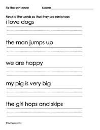Primary Paradise Sentences Kindergarten Guided Reading Kindergarten Kindergarten Lessons