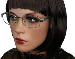 L'Amy Damen Brille Louis F LL28 G013 Silber Vintage : Amazon.de: Fashion