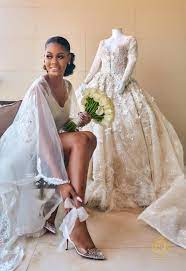 Ready For A Fairytale Here S Debbie And Femi S White Wedding Bellanaija Weddings Dream Wedding Dresses Black Bride Wedding Dresses