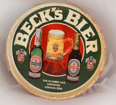 Vintage Beck S Bier Beer Tin Tray Etsy Bier Beer Beer Brewery